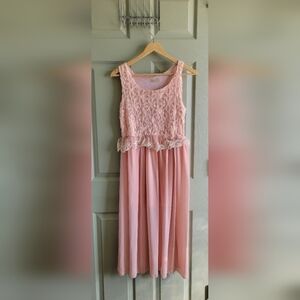 YOCO sleeveless Semi Formal maxi dress